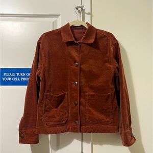 UNIQLO Corduroy Jacket - Dark Orange